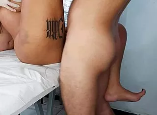 emo doctor bangs two kinky nurses in hospital uniform orgy moaning wild