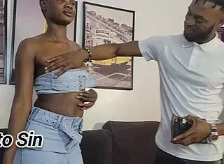 dora's tight jean miniskirt hike up for pizza delivery doggystyle slam