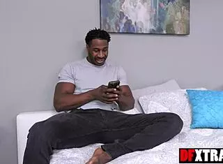Holy Fuck! Queenie Sateen Squirts on Roommate's Monster Black Cock!