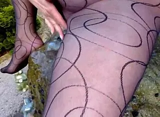 Hot-Pussy66 Black Pantyhose Legs Fetish Best