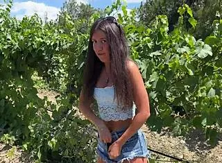 i spot skinny brunette hooligan on ranch and pound her tight ass doggystyle rough