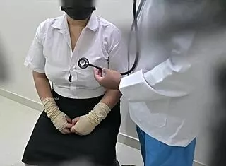 Doctor's Secret Exam of Helpless Patient in Clinic
