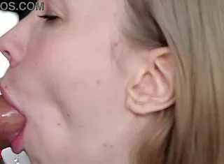 innocent braces teen polly yangs teases sloppy deepthroat begging for cum