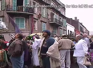 Fat tuesday party unleashes milf tits and freaks flashing nude!