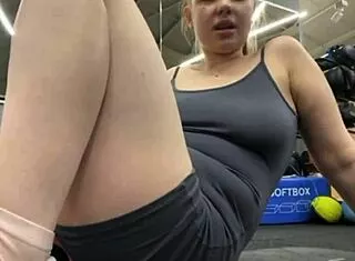 Gym Stranger Squirts Hard During Extreme Outdoor Fuck