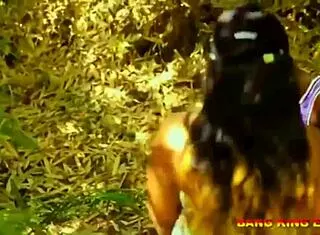 bbw african wife hairy bush licked big tits tittyfucked bent over doggystyle