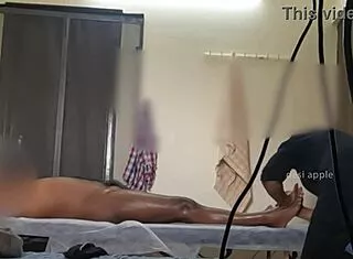 thai spa lady finally jerks off that throbbing dick