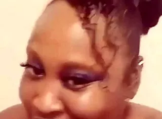 Cheating Ebony BBW Thot Teases in Shower!