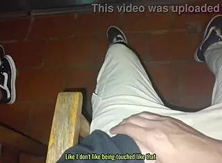 mi mejor amiga se traga toda mi pija en el balcon... un vecino casi nos ve alisongonzalez26