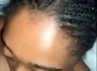 Ebony Whore's Ass Eaten, Footjob, Deep Face Fuck