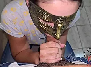 Greedy Sailor Hotwife Swallows Thick Cumshot