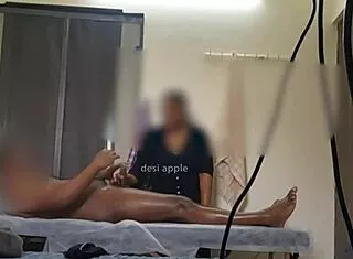 thai spa lady finally jerks off that throbbing dick