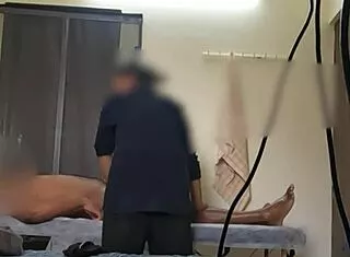 thai spa lady finally jerks off that throbbing dick