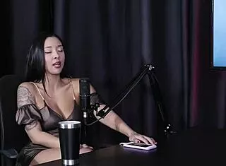 measuring hot brazilian babe's huge ass in sheer red lingerie flashing