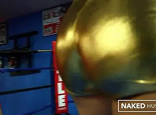 Emotional rush sharing massive black cock with curvy big booty latinas in ring!