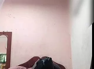 I hid the camera in her dorm to catch my submissive roommate wife
