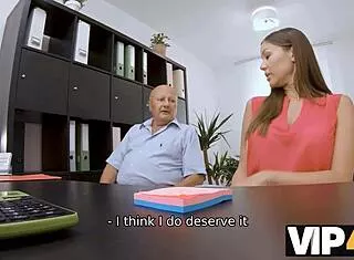 Vip4k. Hungarian Wife Cuckolded In Office Cash-For-Sex Interview