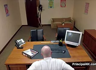 high class wife tittyfucks principal's monster cock at work 💦😈