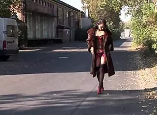 i flash my big cock in stockings around budapest streets
