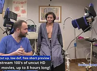 dr tampa's relaxed gyno has rebel wyatt moaning with vibrator