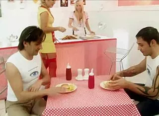 i crave that milf waitresses diana gold eva mercedes ffmm foodie foursome