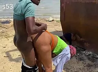 hey wanna see this hot beach fuck with monster cock destroying big ass