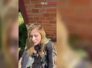 Aline Novak Fucked Hard In Abandoned House By Cameraman!