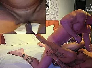 morena's huge ass rides big cock homemade bent over cowgirl doggystyle creampie