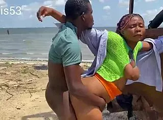 hey wanna see this hot beach fuck with monster cock destroying big ass