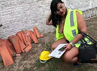 checking the site but dreaming of workers pounding her huge hairy pussy?