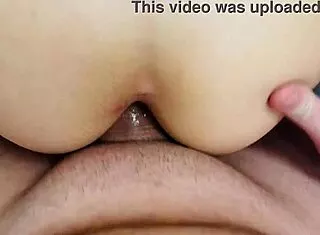 neighbor bathroom fuck turns into anal creampie cumshot 😈🍑💦