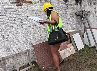 checking the site but dreaming of workers pounding her huge hairy pussy?