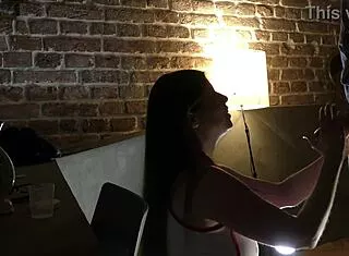 Big Tits Big Ass Nurse Flashes Pussy for Big Cock