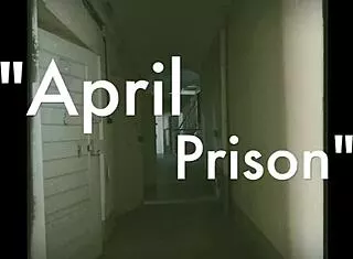 Dominatrix Mistress April Chains Slave For Garden Workout Enema Bondage