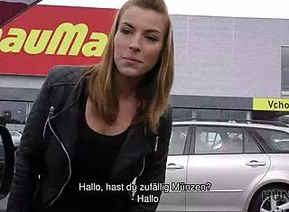 wanna buy young pussy shopping like this czech pickup?