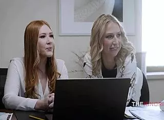boss demands ass submission over layoffs in wild office 3some