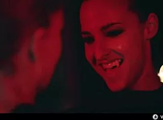 amirah dominates ashby winter's wet pussy in lezdom vampire fingering!
