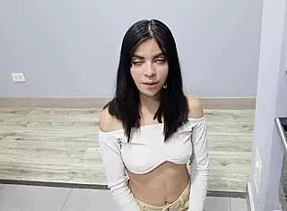 I'm a beautiful housewife stripping naked for client fuck me now