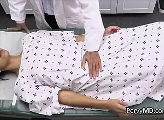 latina teen bent over doggystyle for doctor's hidden cam medication