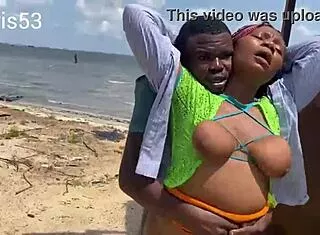 hey wanna see this hot beach fuck with monster cock destroying big ass