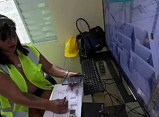 checking the site but dreaming of workers pounding her huge hairy pussy?