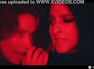 amirah dominates ashby winter's wet pussy in lezdom vampire fingering!