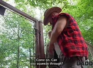 meeting stepdaddy turned into hot outdoor sex with his son's girlfriend