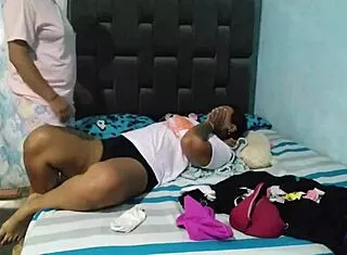 stepmom smells my undies masturbates i lick her shaved pussy