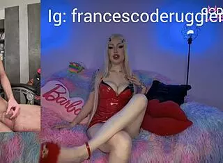 blonde italian mistress tettona sph humiliation public verbal pisellino