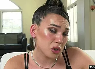 asian shemale sugarbaby licks daddy feet bareback ass for total domination
