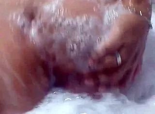 wife's big ass bubbles in jacuzzi