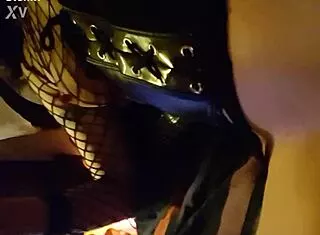 petite french punk slut shows off lingerie in exhibitionist masturbation