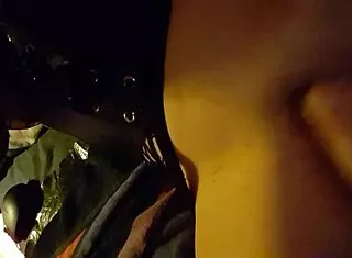 petite french punk slut shows off lingerie in exhibitionist masturbation