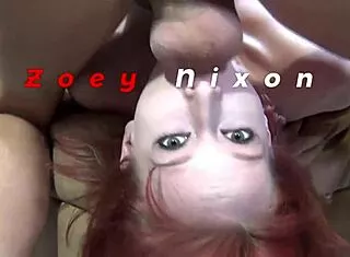 zoey nixon endures intense face fucking deepthroat